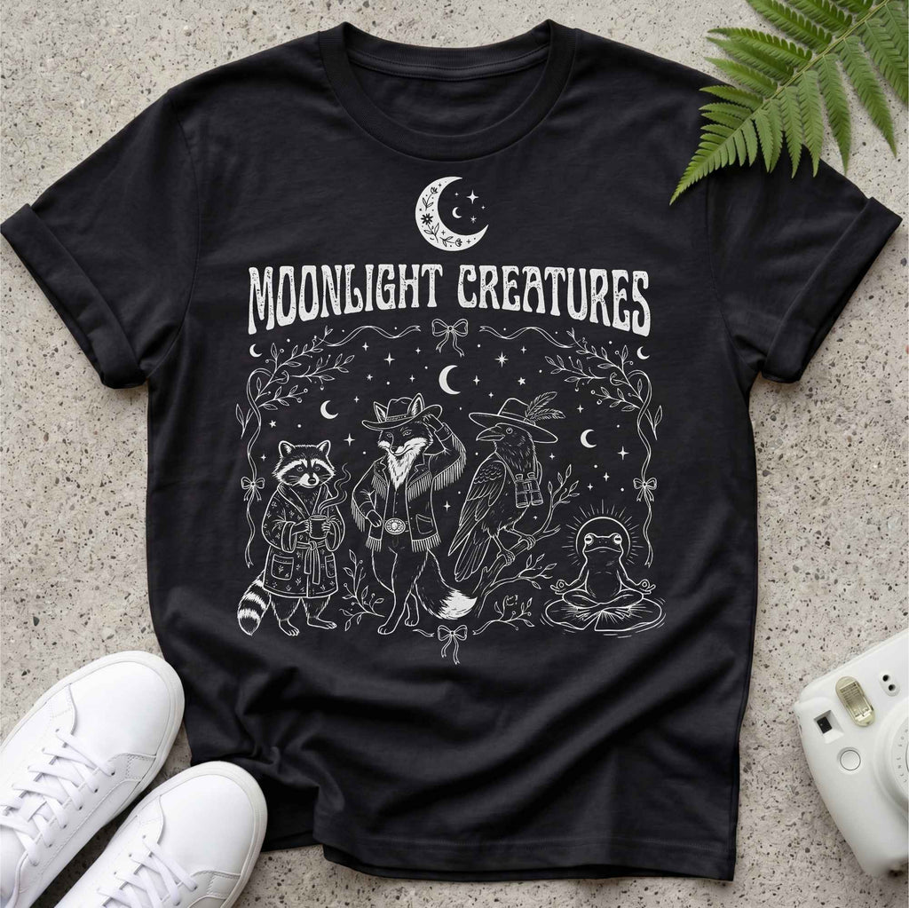 Moonlight Forrest Creatures T-shirt