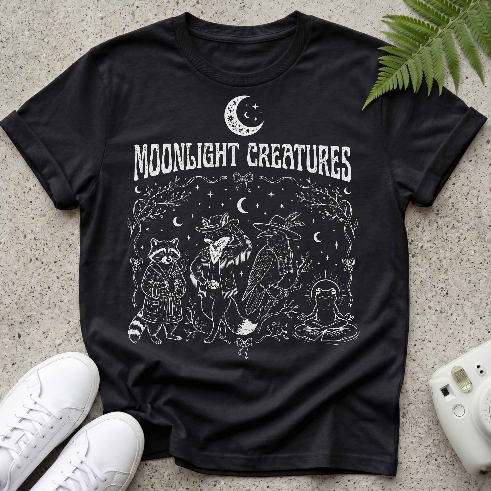 Moonlight Forrest Creatures T-shirt