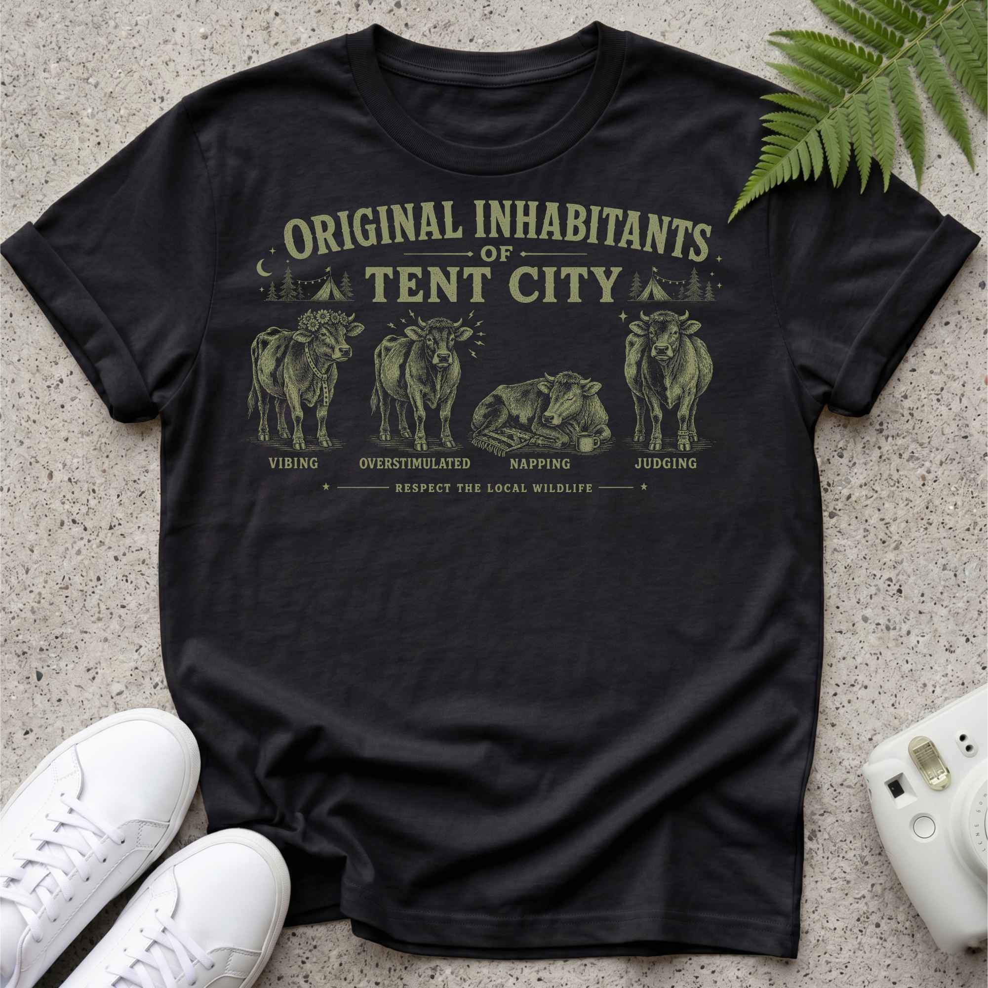 Original Inhabitants Tent City T-shirt