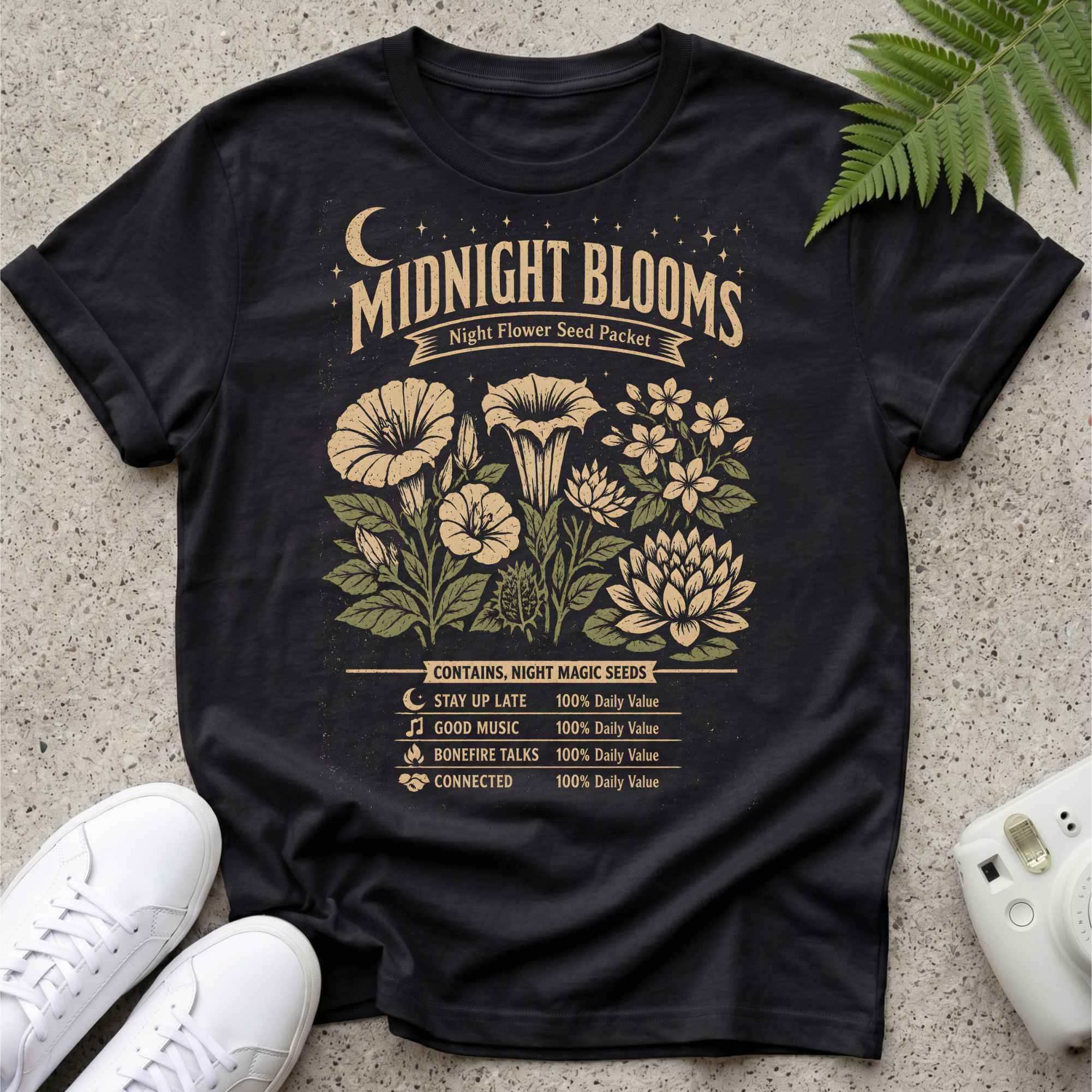 Night Blooms T-shirt