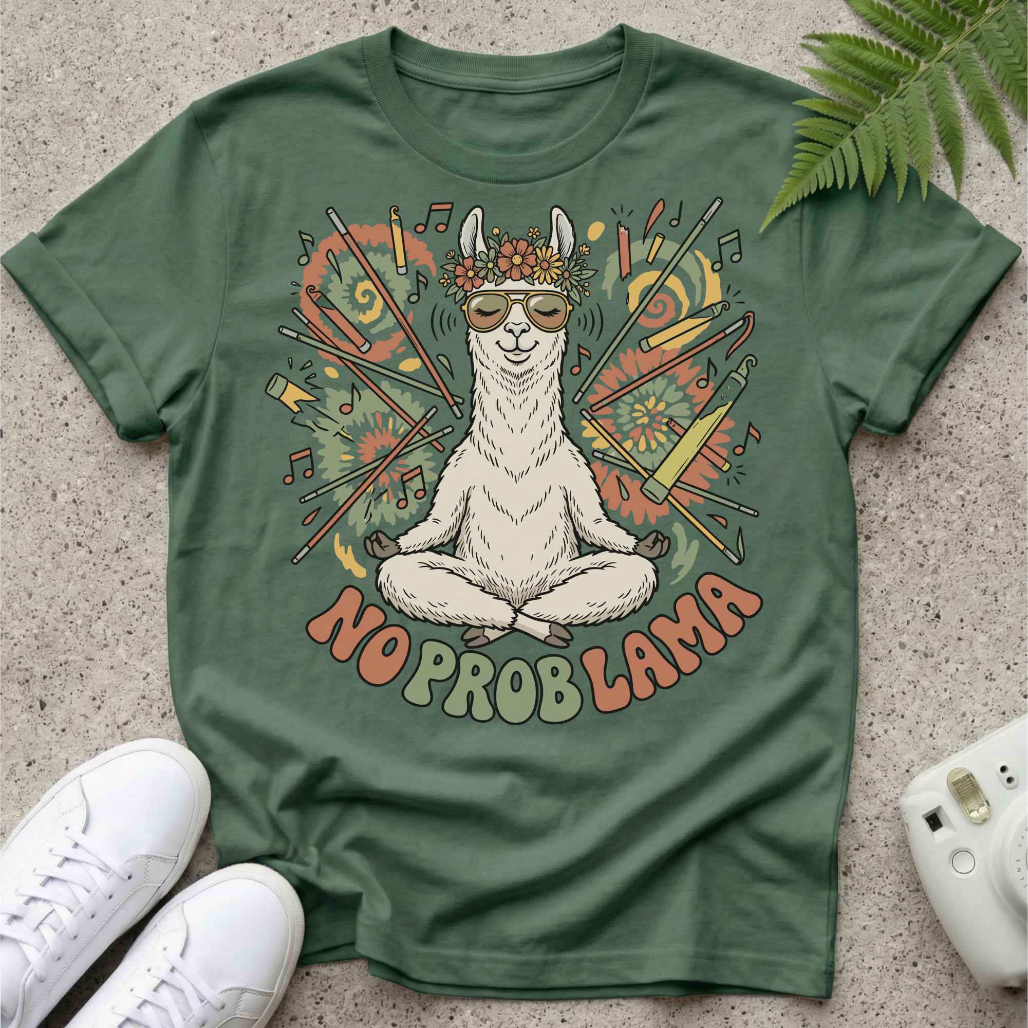 Calm and Unworried Lama T-shirt