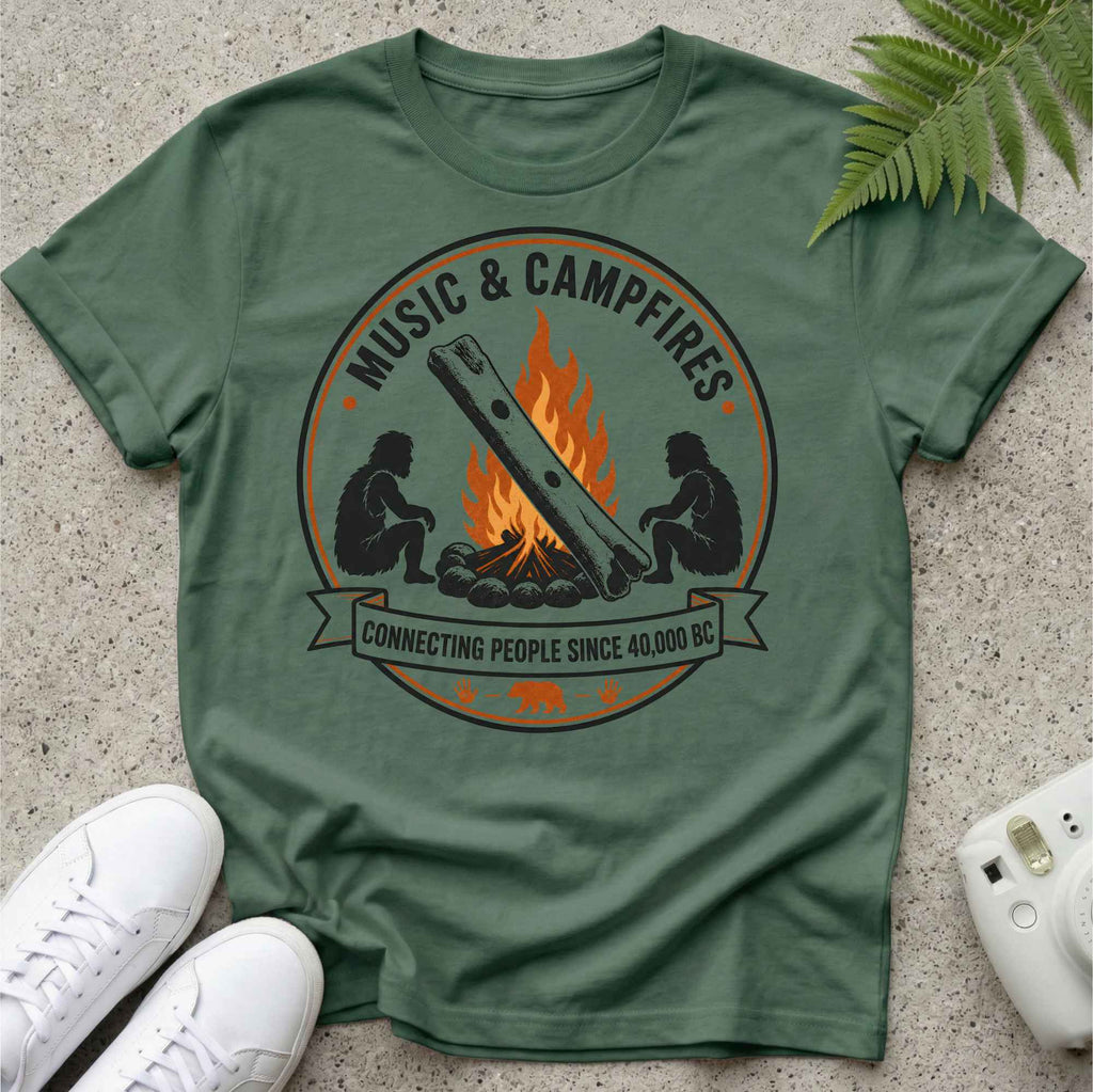 Connecting Flute 40.000BC T-shirt