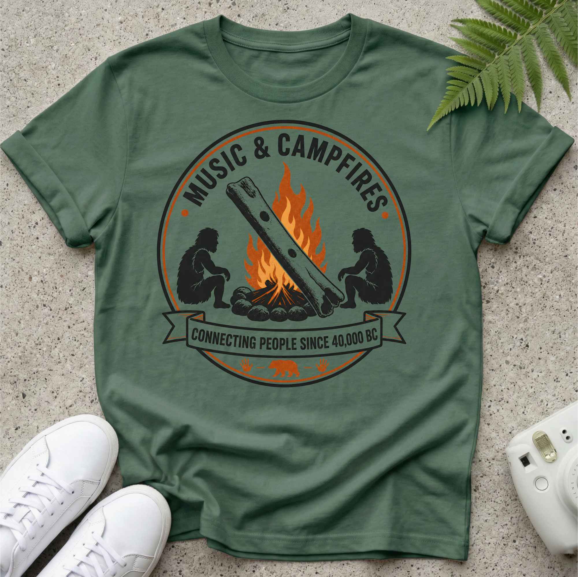 Connecting Flute 40.000BC T-shirt