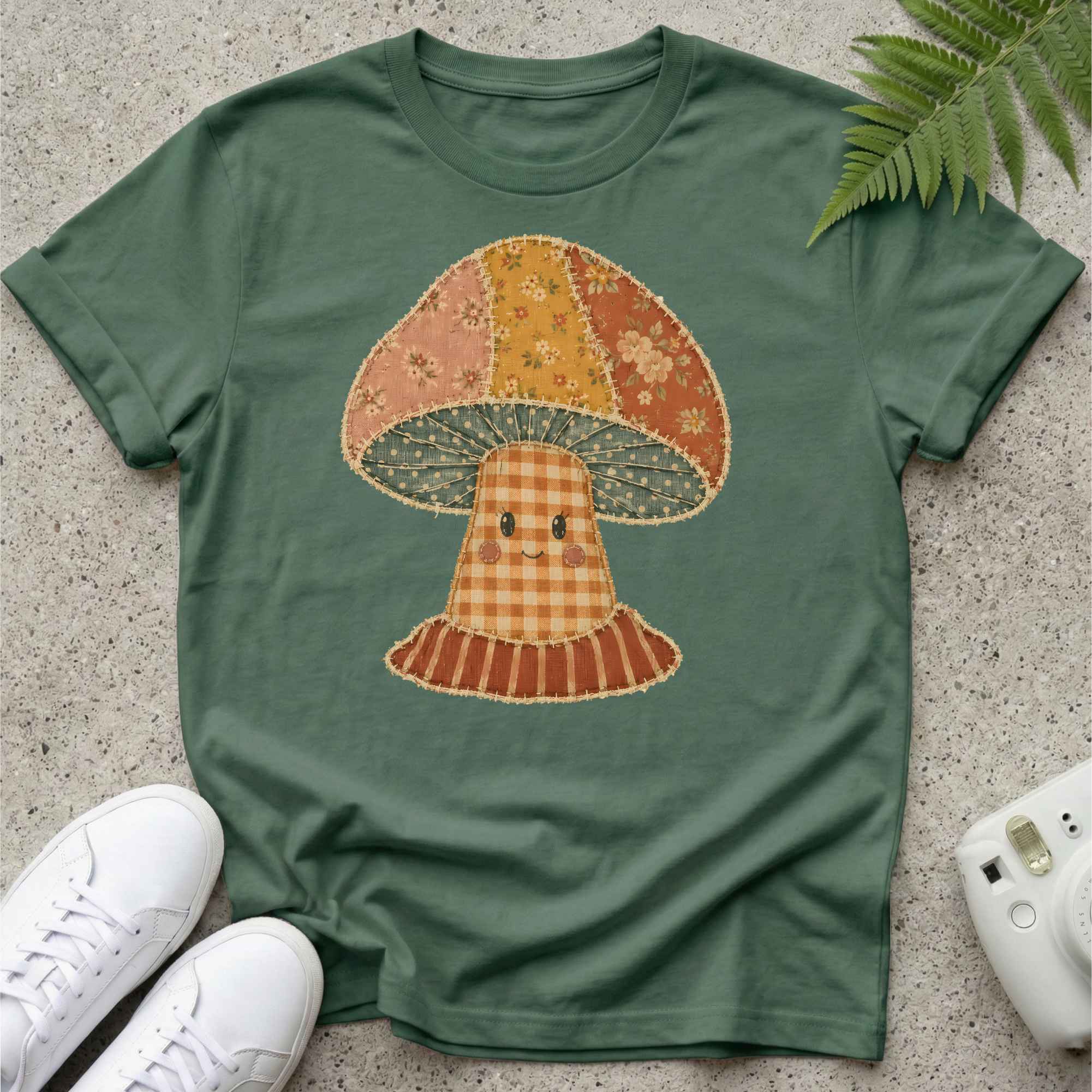 Patched Mushy T-shirt