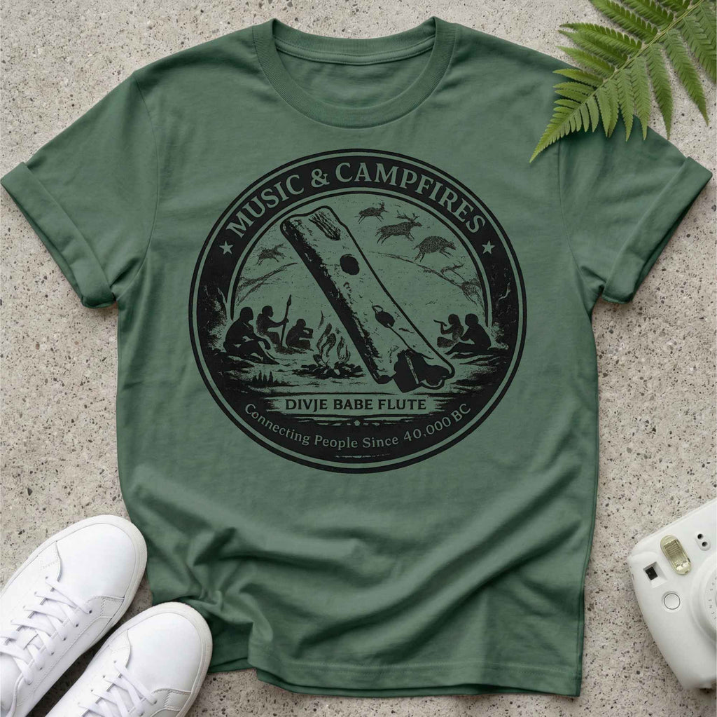Divje Babe Flute 40.000 BC T-shirt
