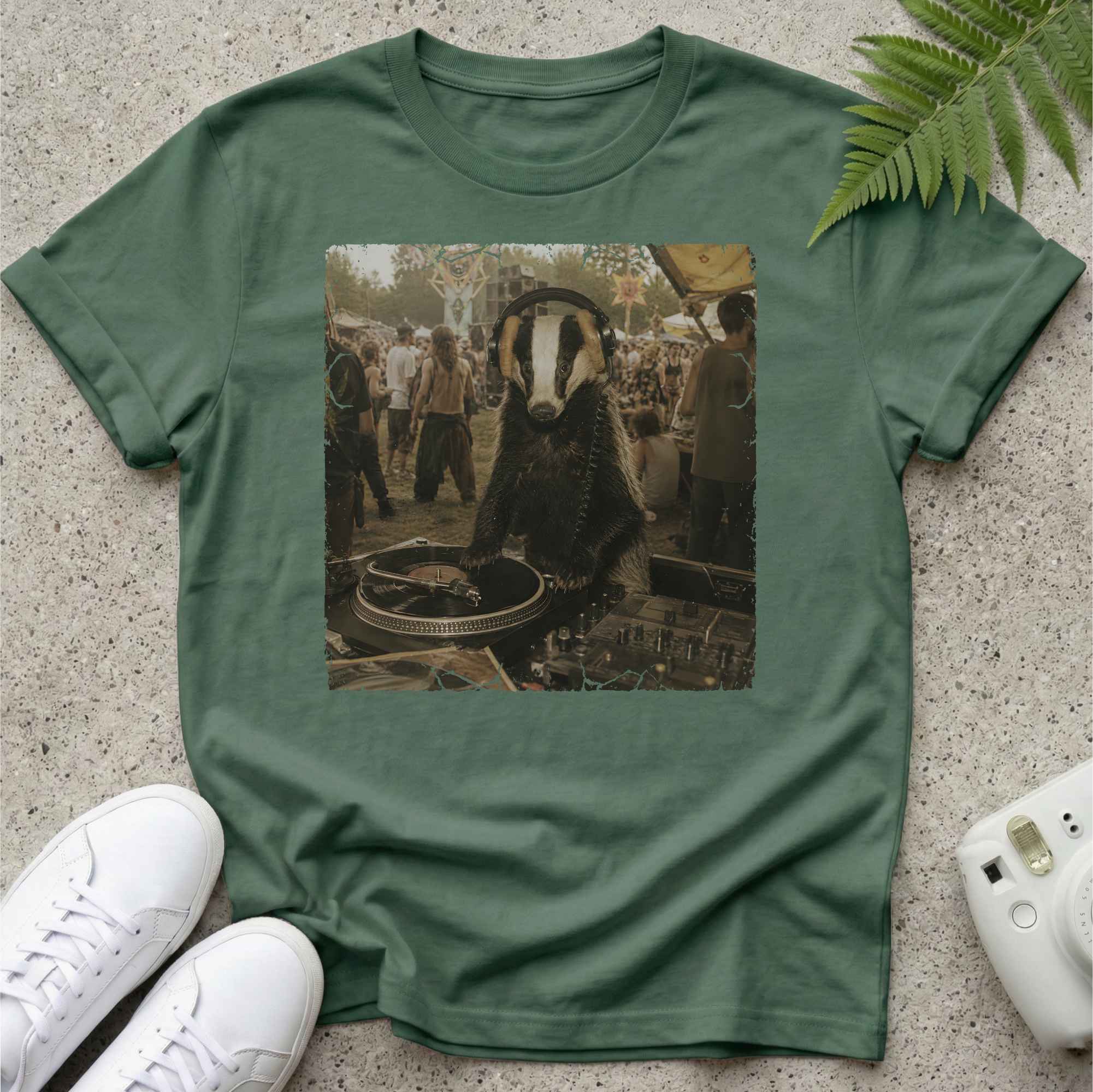Badger At Festival T-shirt