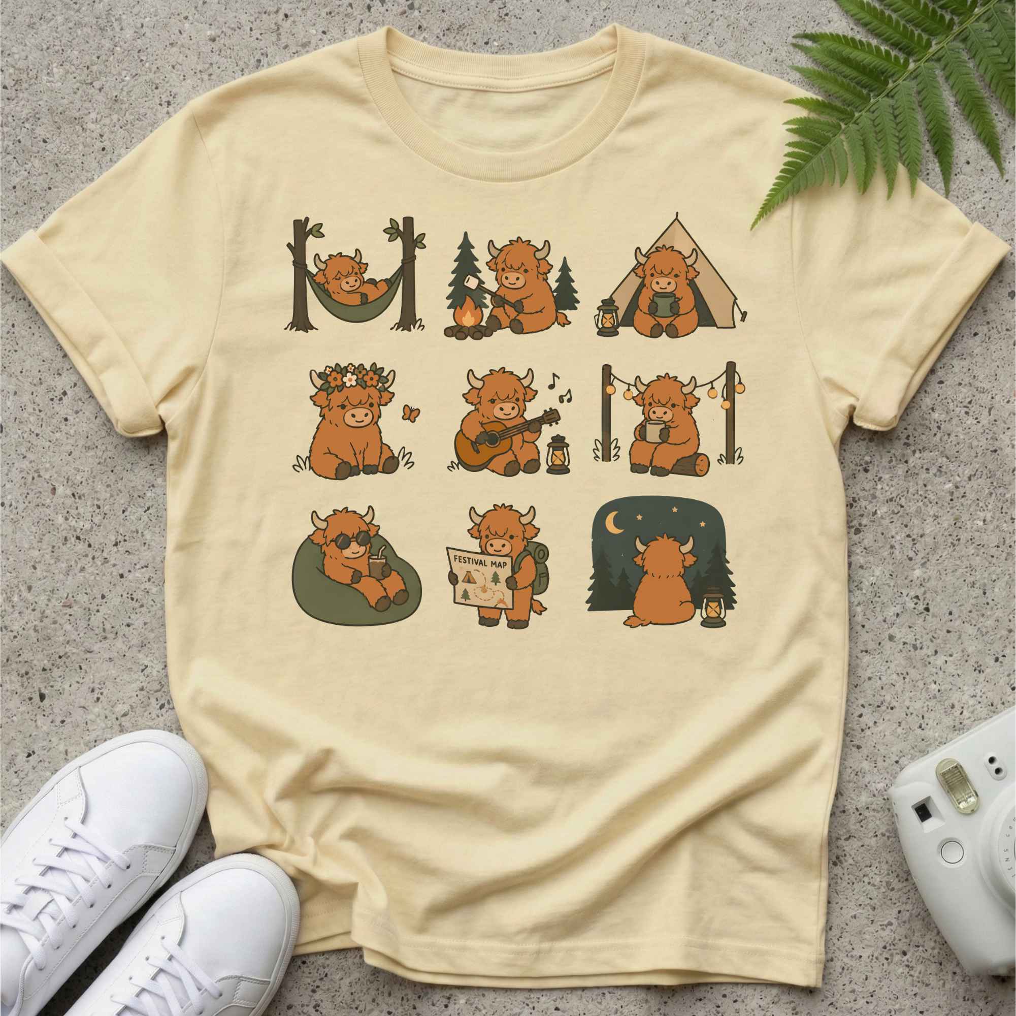 Cow Life Festival Mode T-shirt