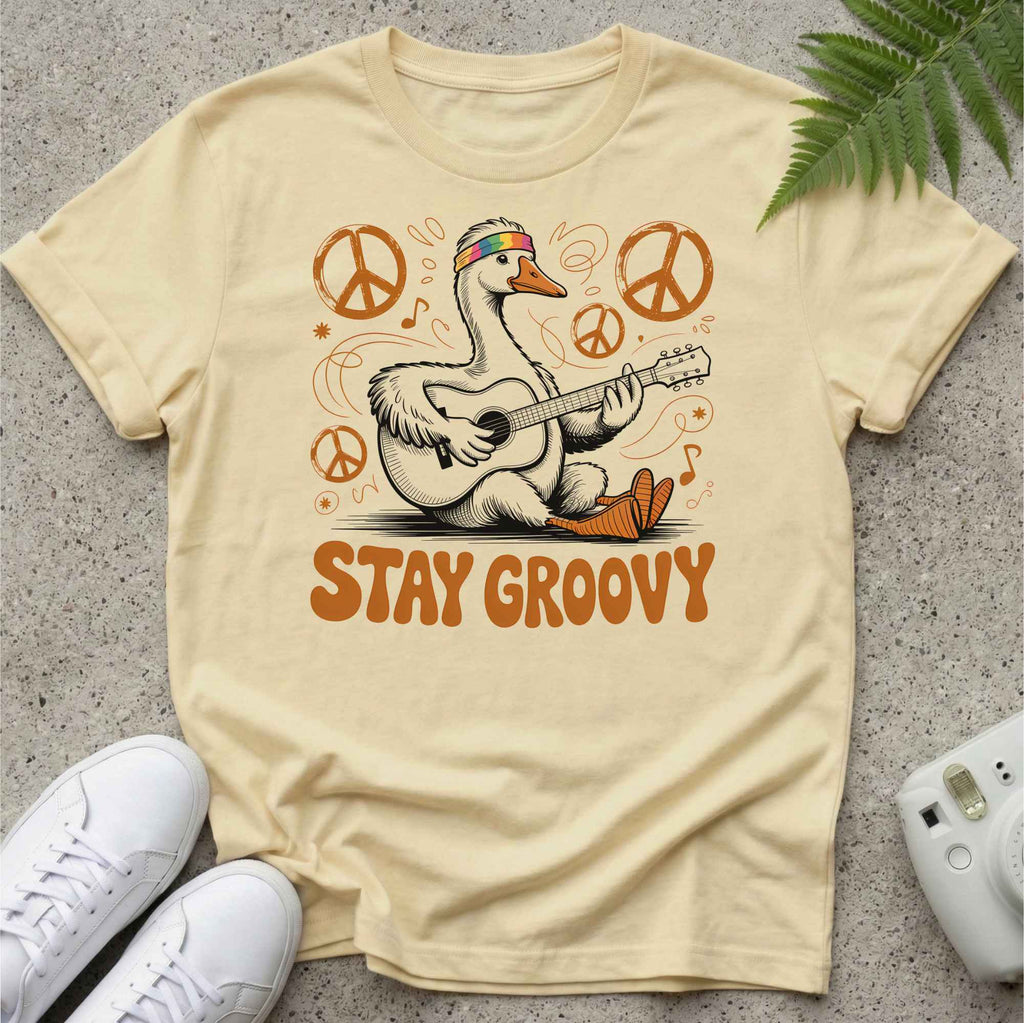 Stay Groovy Goose T-shirt