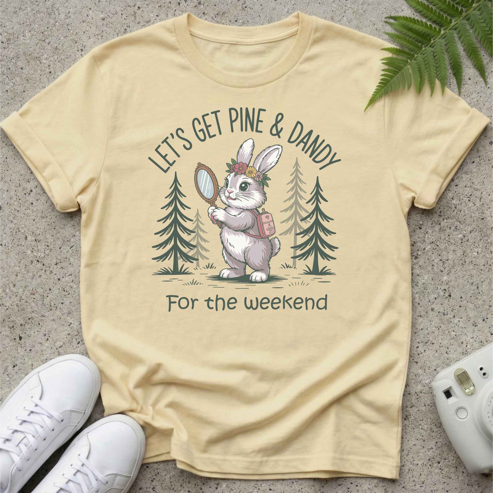 Let´s Get Pine and Dandy Bunny T-shirt