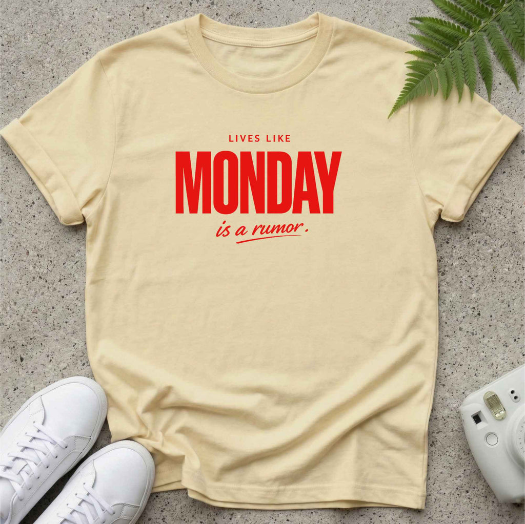 Monday Rumor Red T-shirt