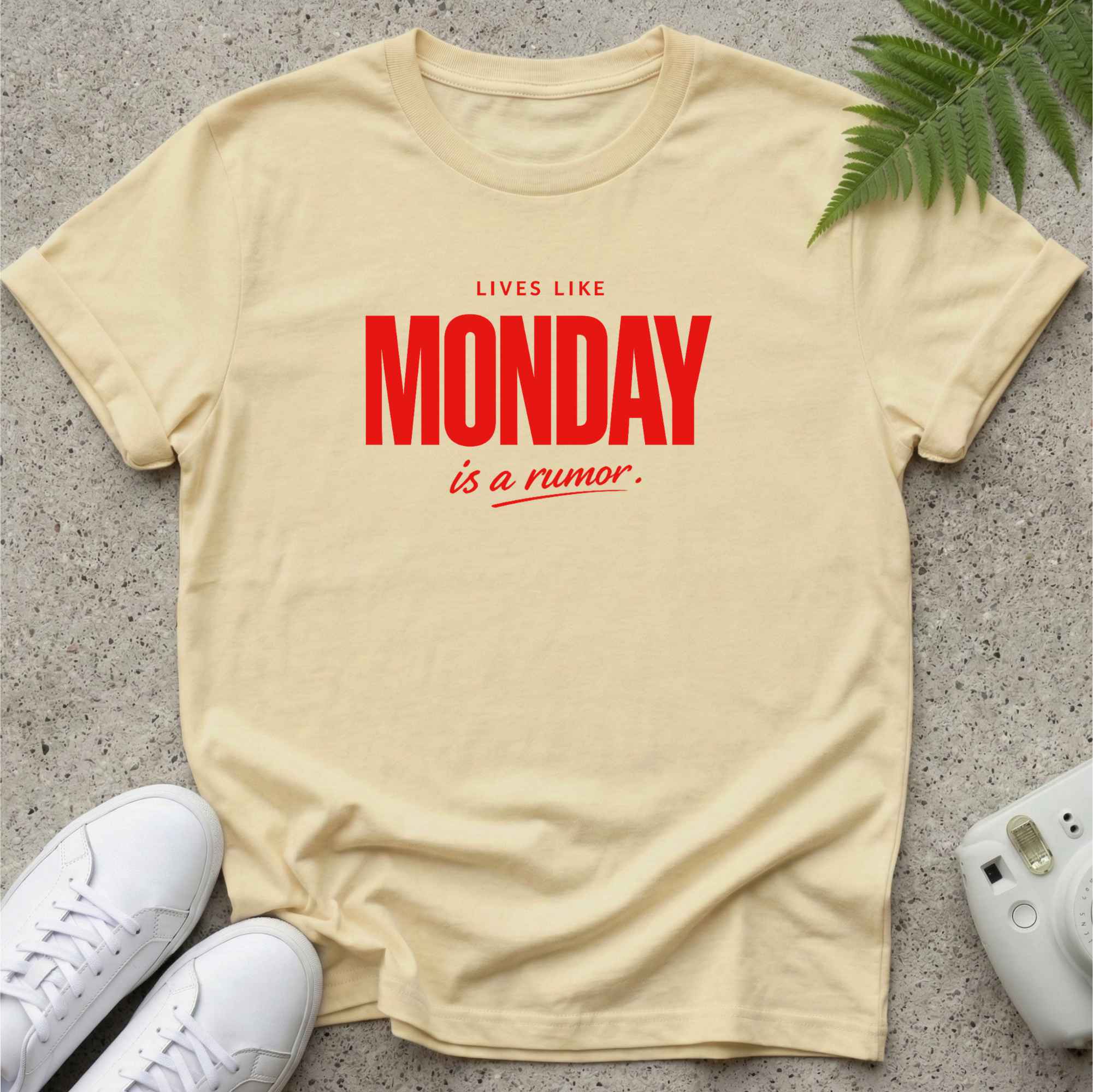 Monday Rumor Red T-shirt
