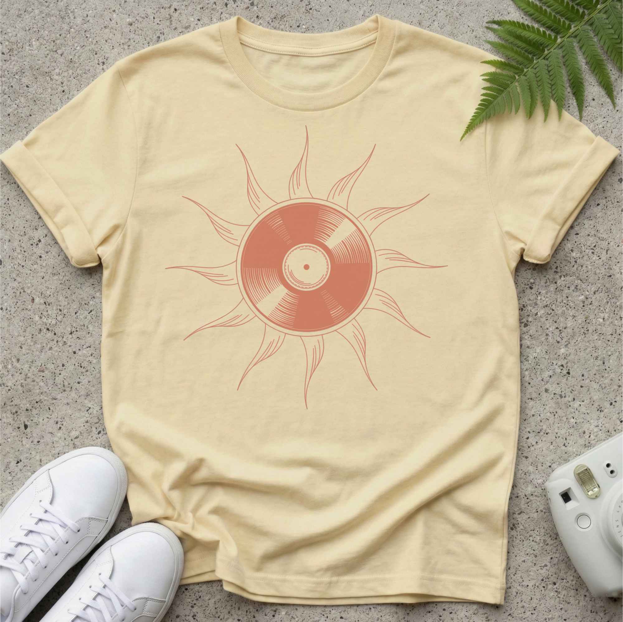 Vinyl Sun T-shirt