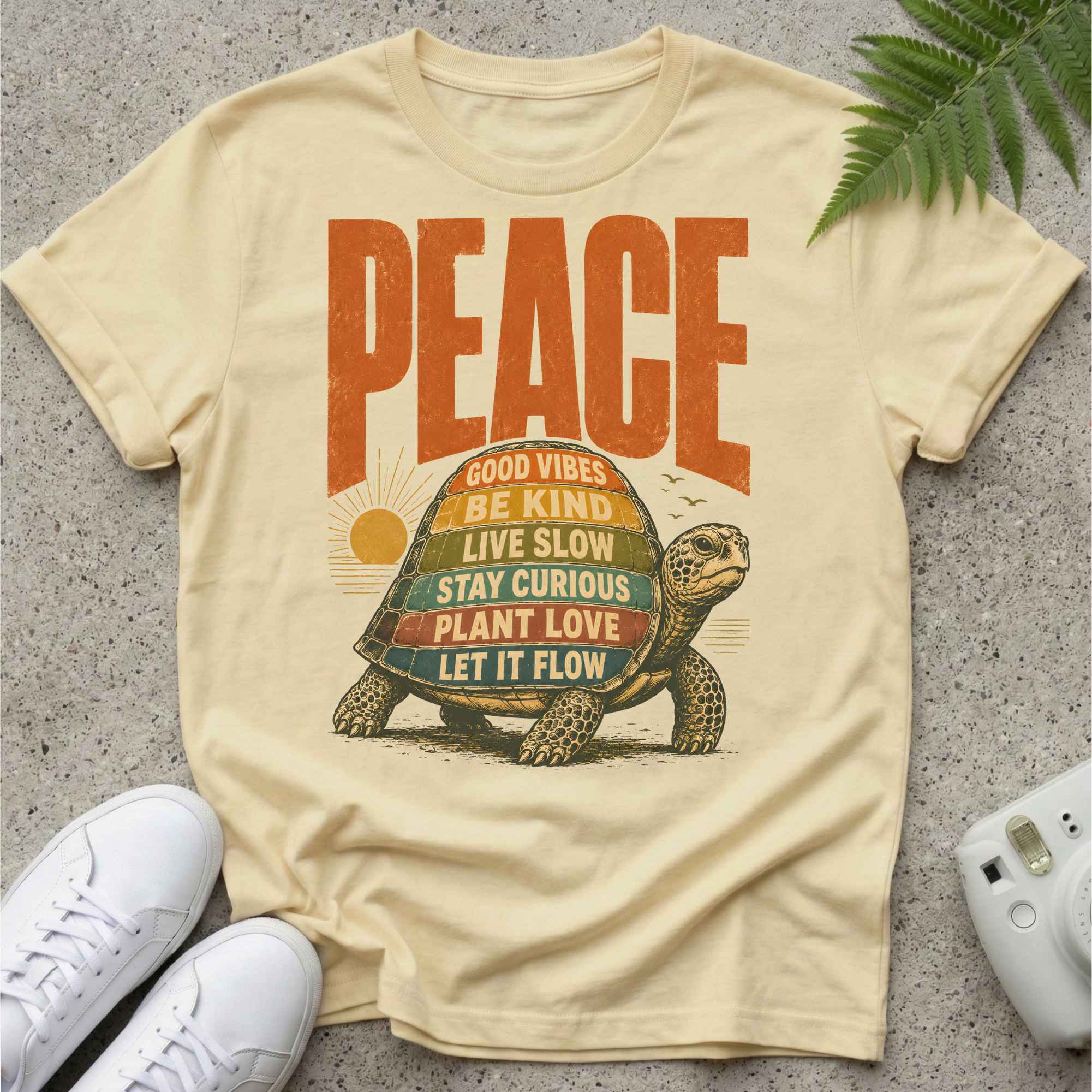 Peace Live Slow T-shirt