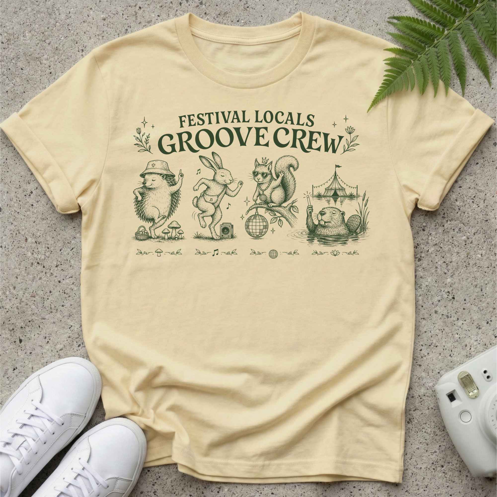 Festive Groove Crew T-shirt