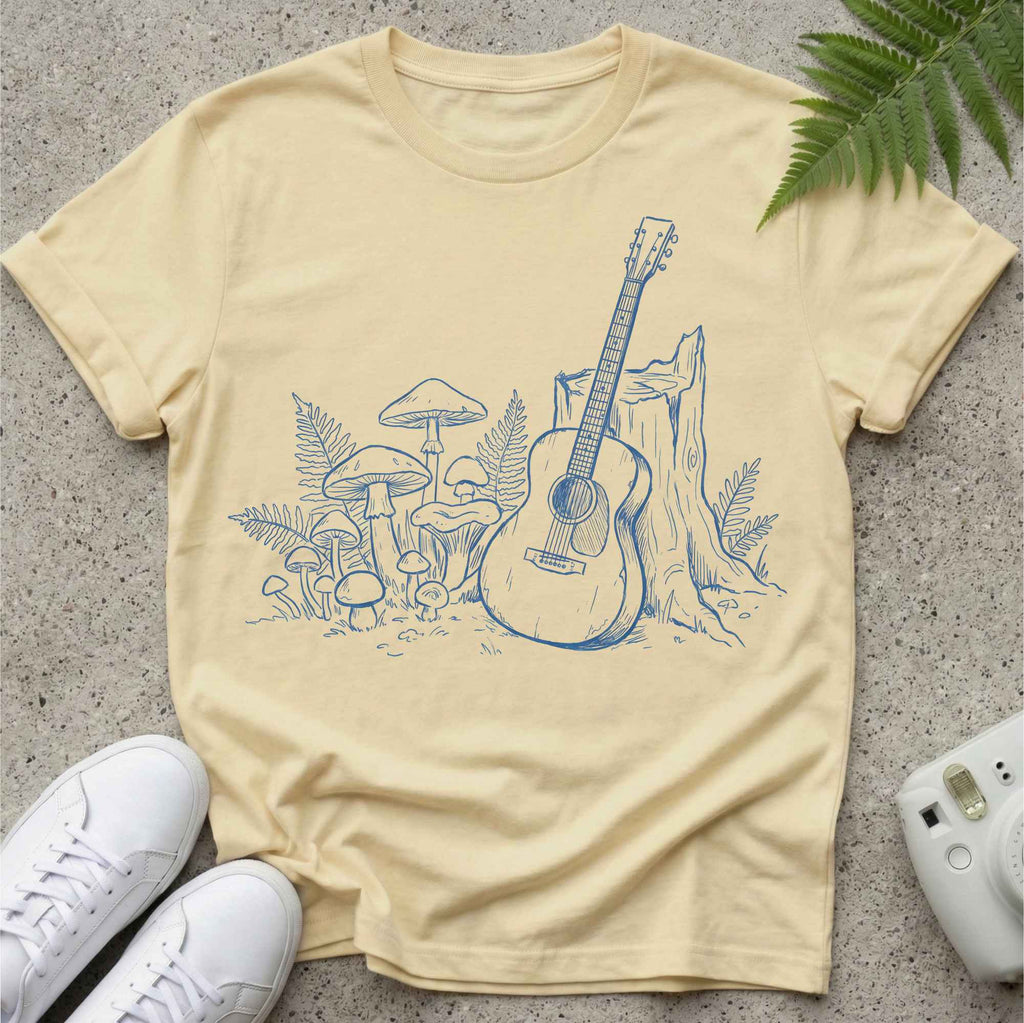 Guitar & Mushies T-shirt