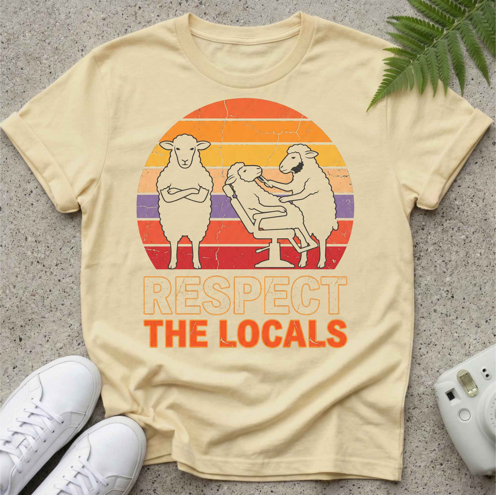 Respect Locals Sunset Light T-shirt