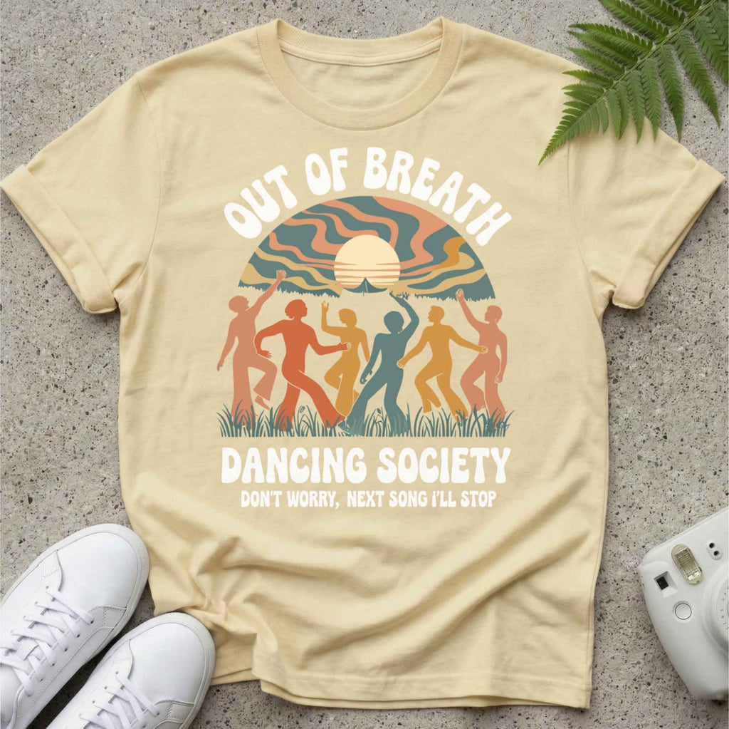 Out of Breath Dancing Groovy T-shirt