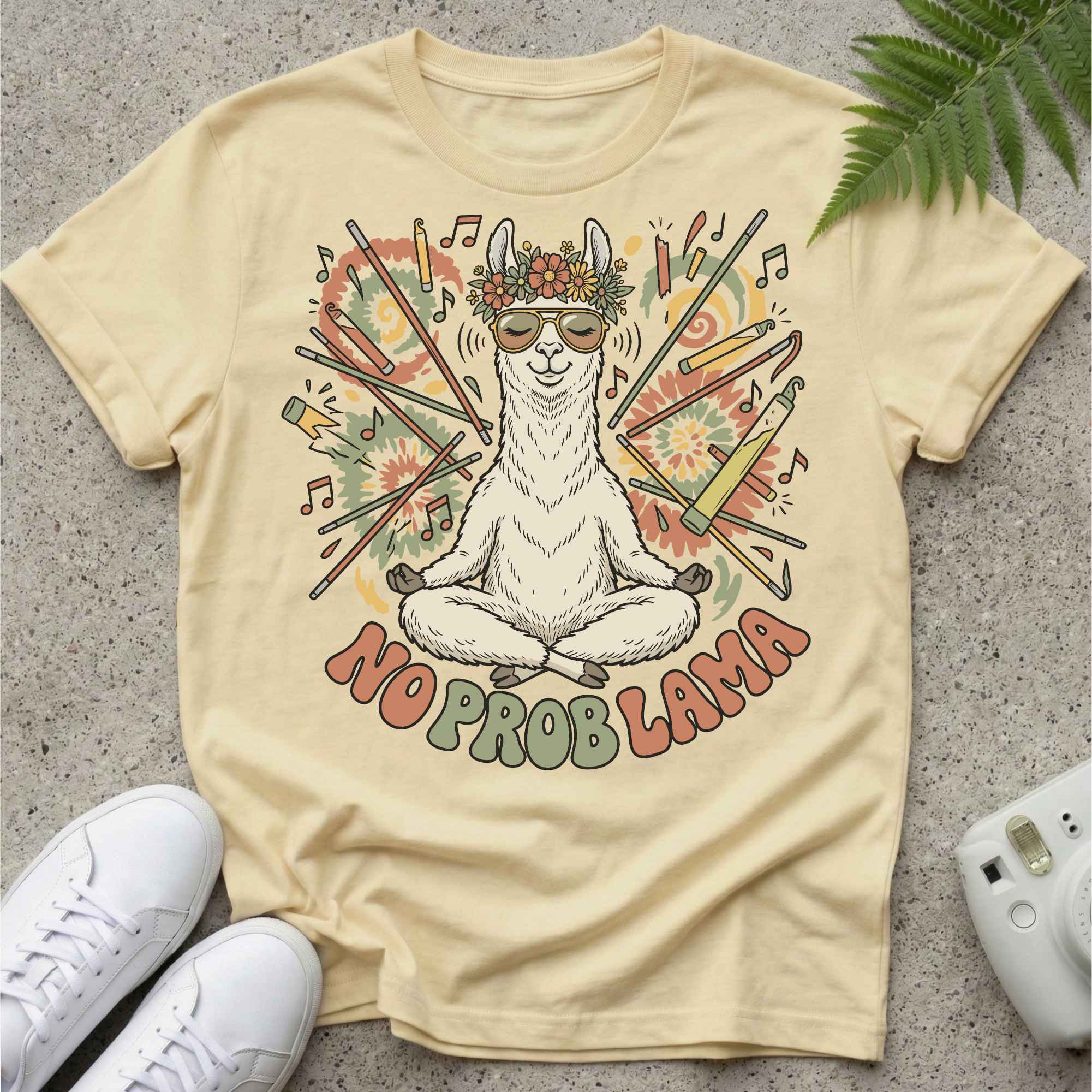 Calm and Unworried Lama T-shirt