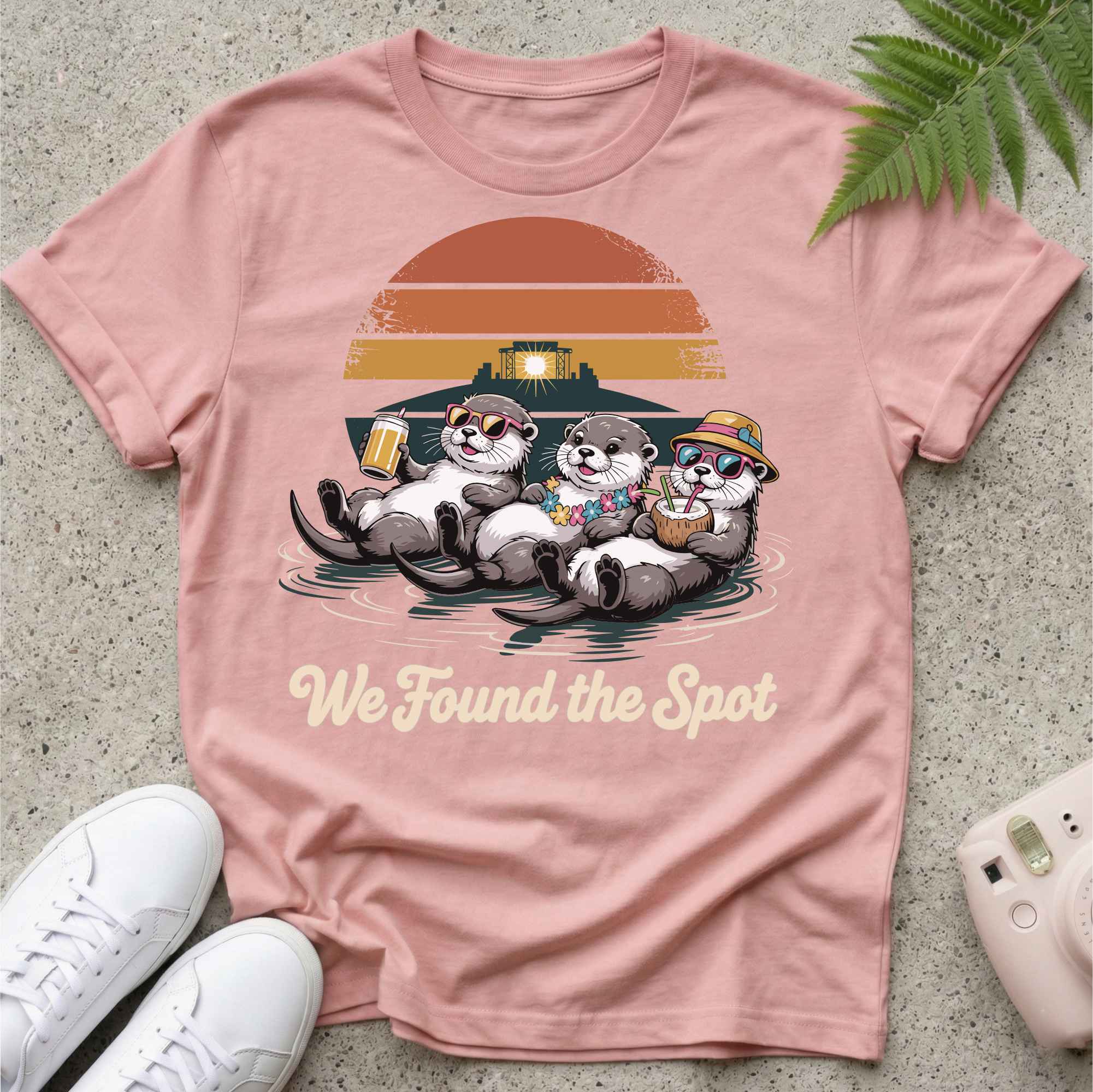 Just the right Spot, Otters T-shirt!