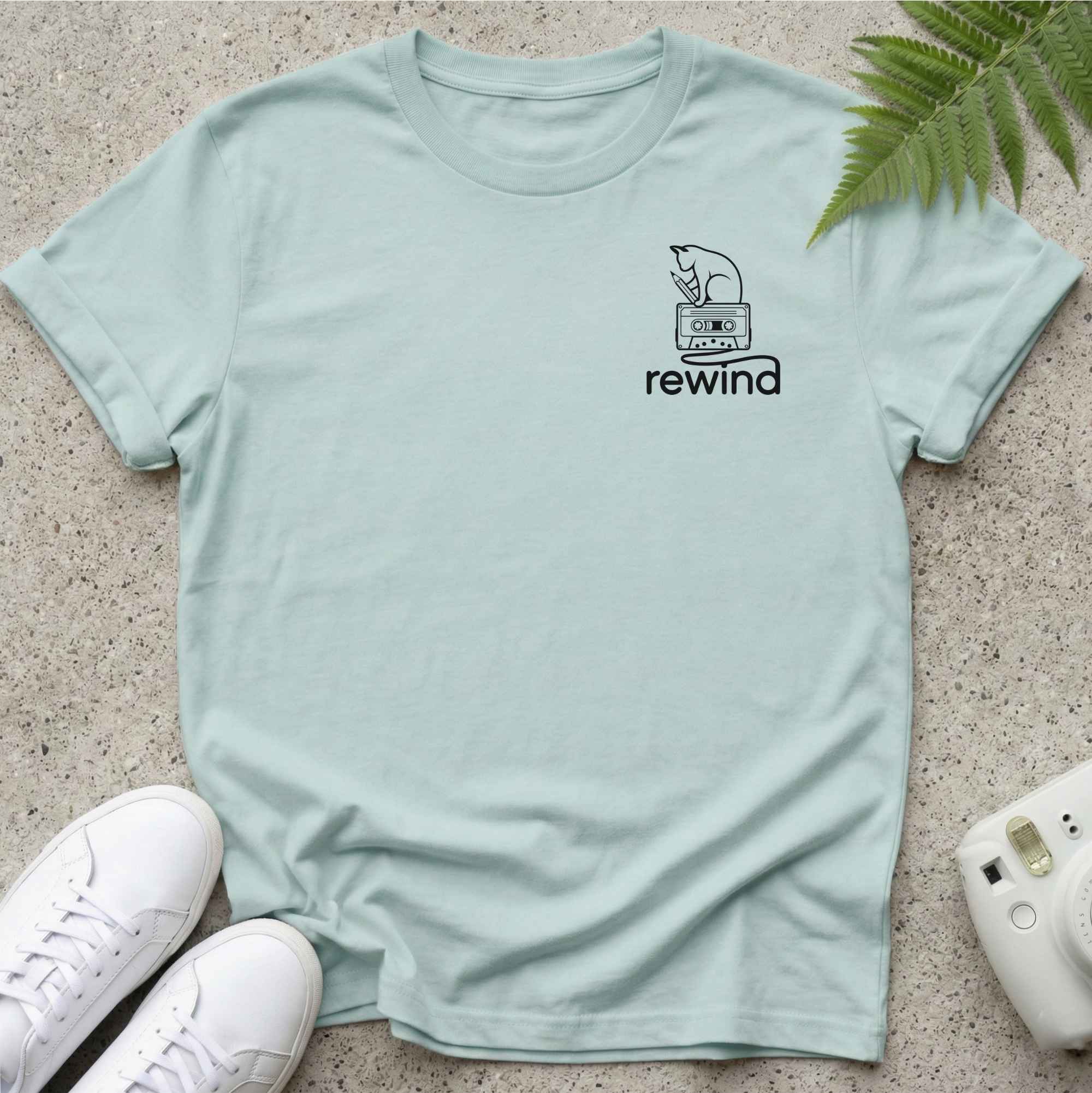 Rewind Cat T-shirt