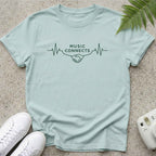 Music connects Green T-shirt