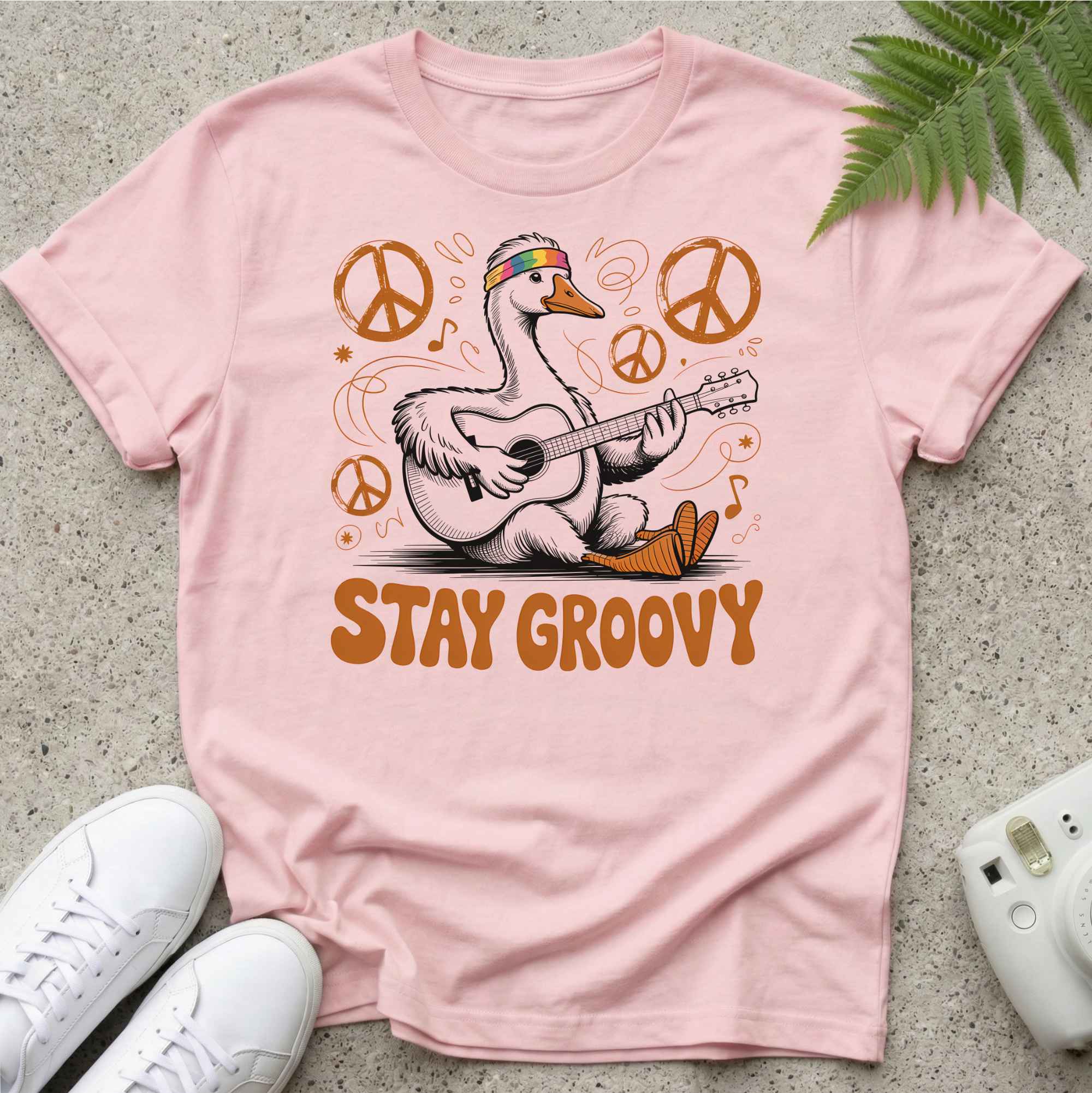 Stay Groovy Goose T-shirt