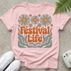 Festival Life Flowers T-shirt