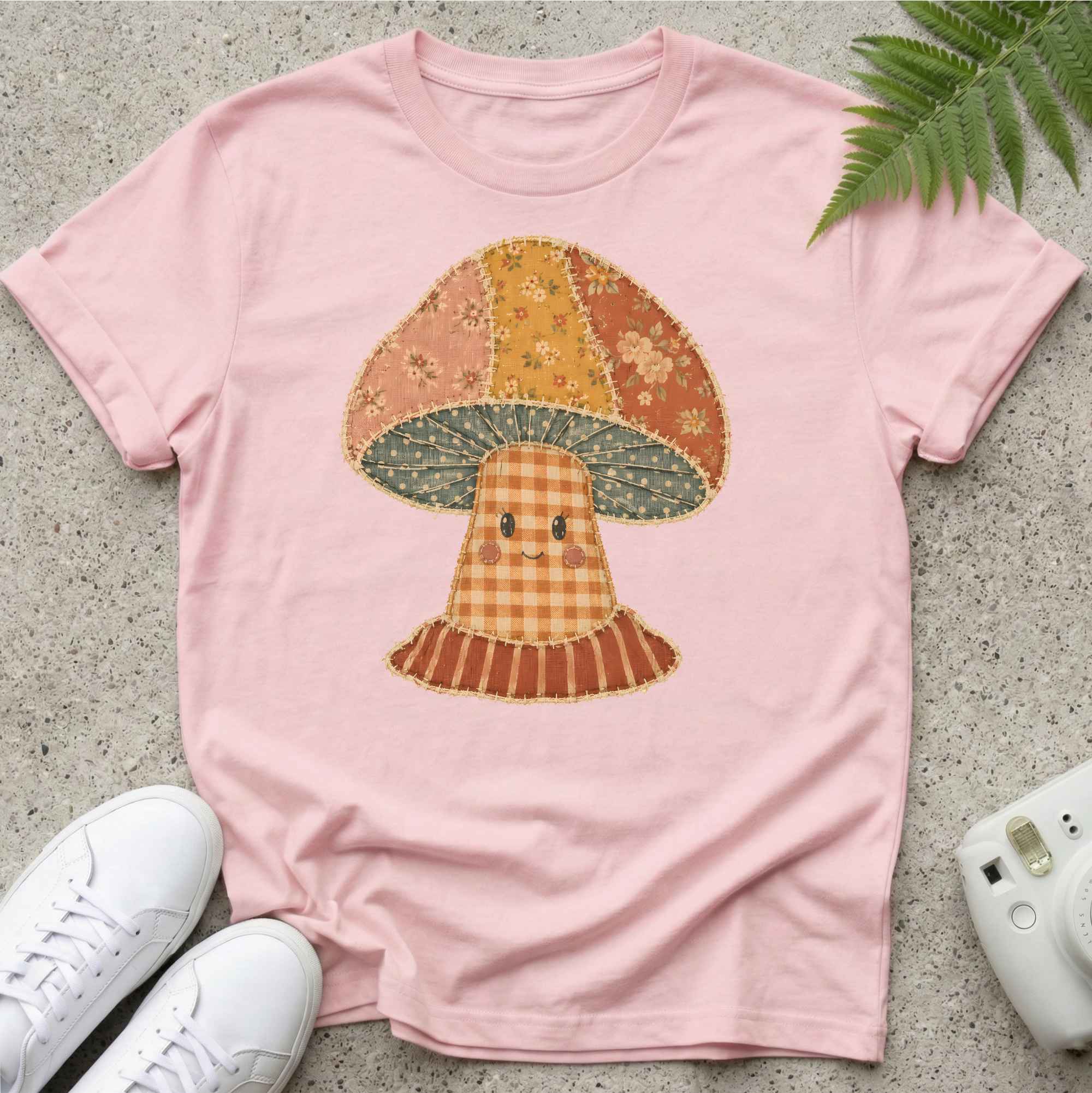 Patched Mushy T-shirt