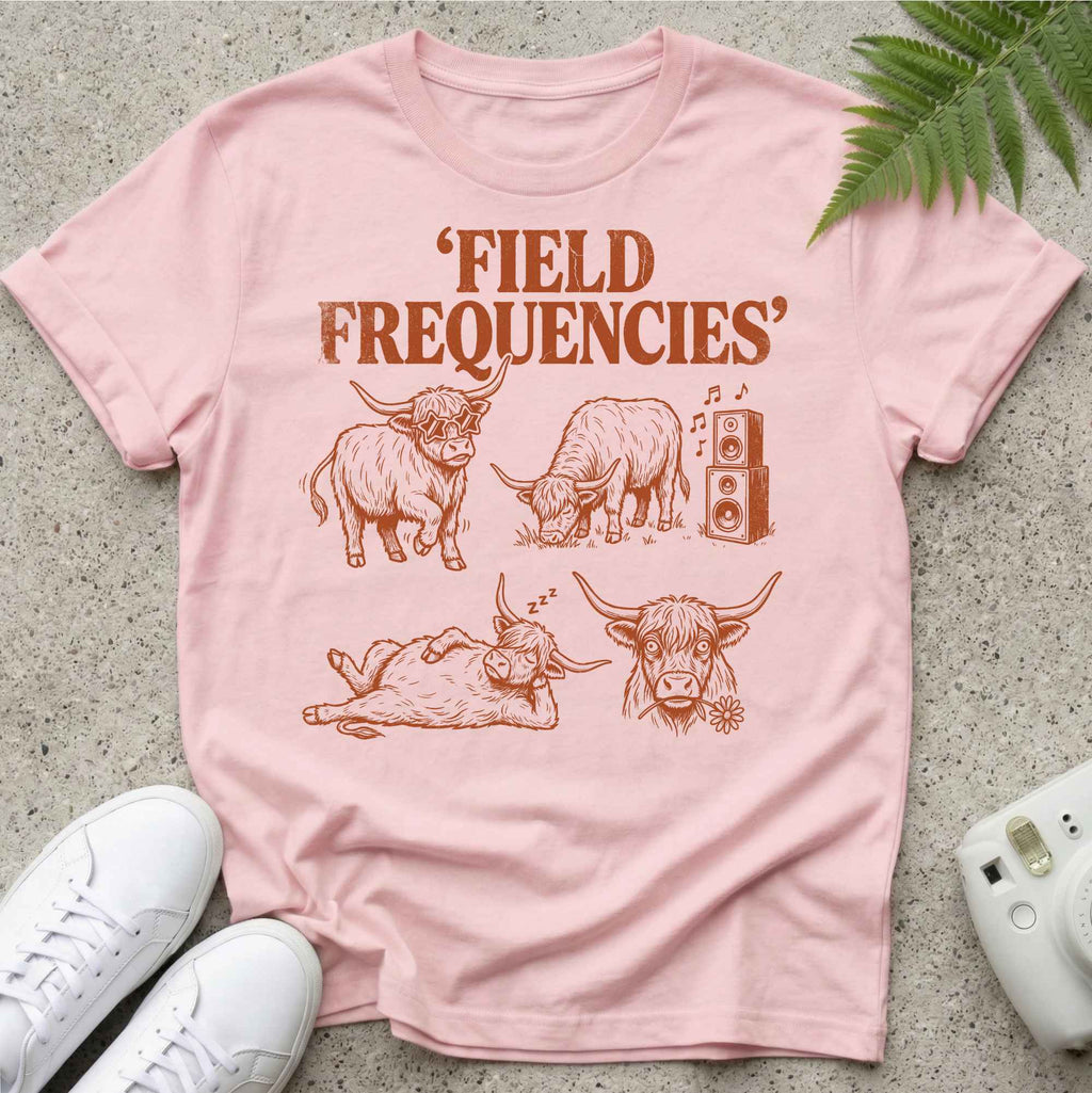 Field Frequencies Cows T-shirt