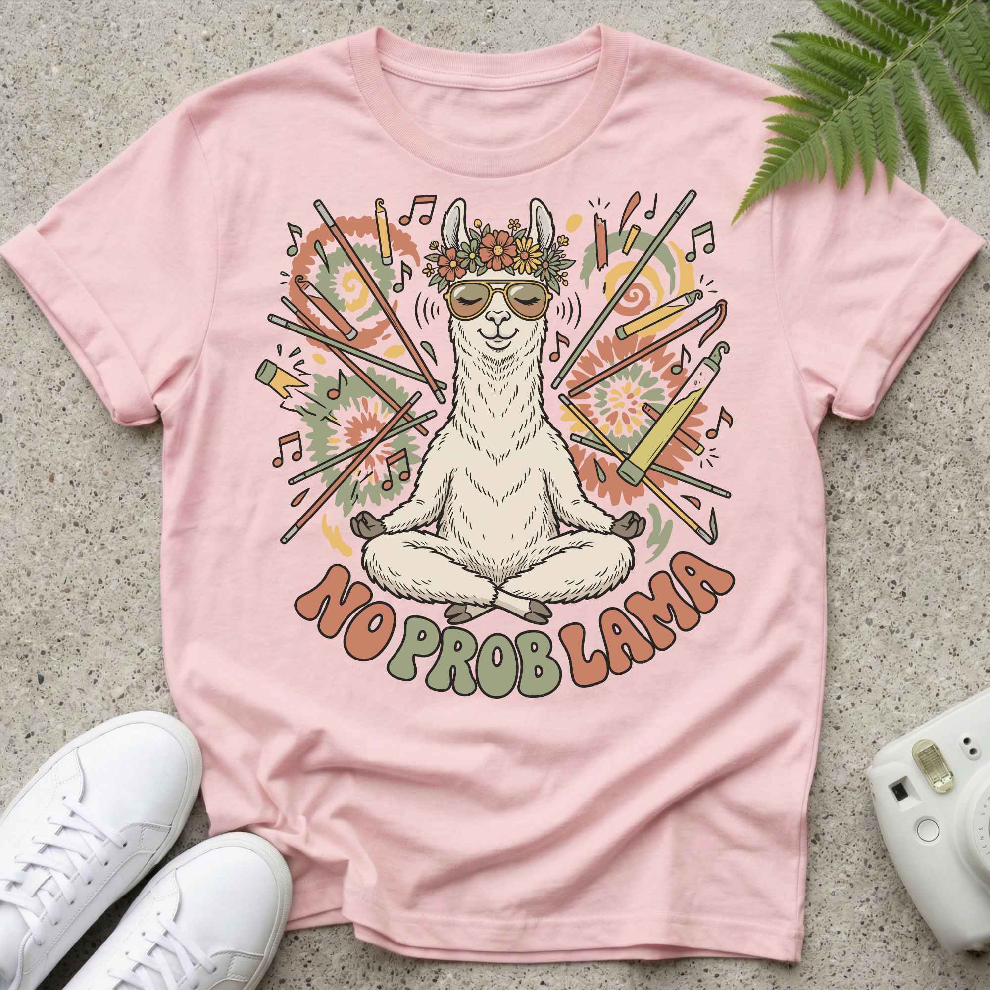 Calm and Unworried Lama T-shirt