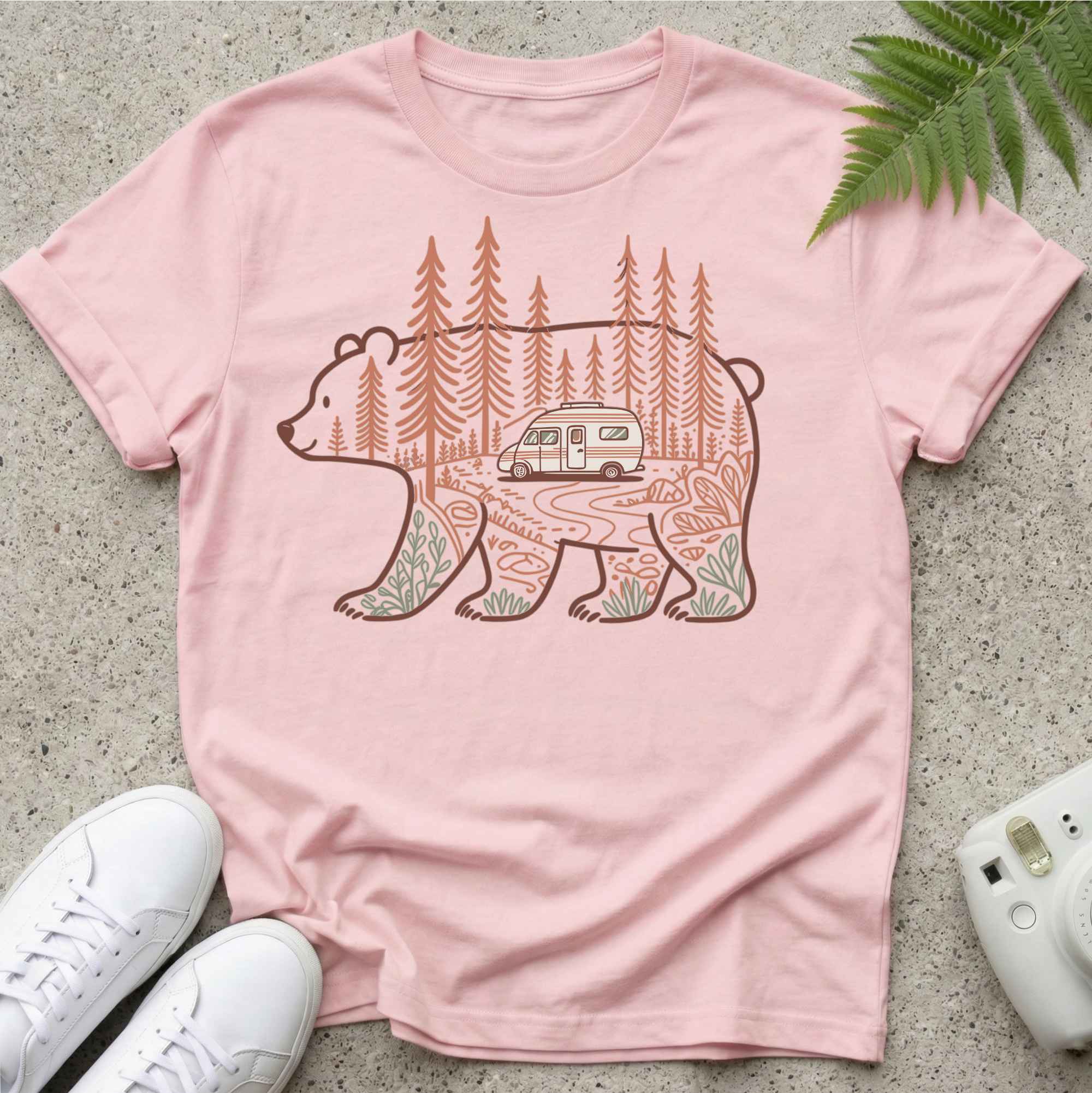 Van Life Bear T-shirt