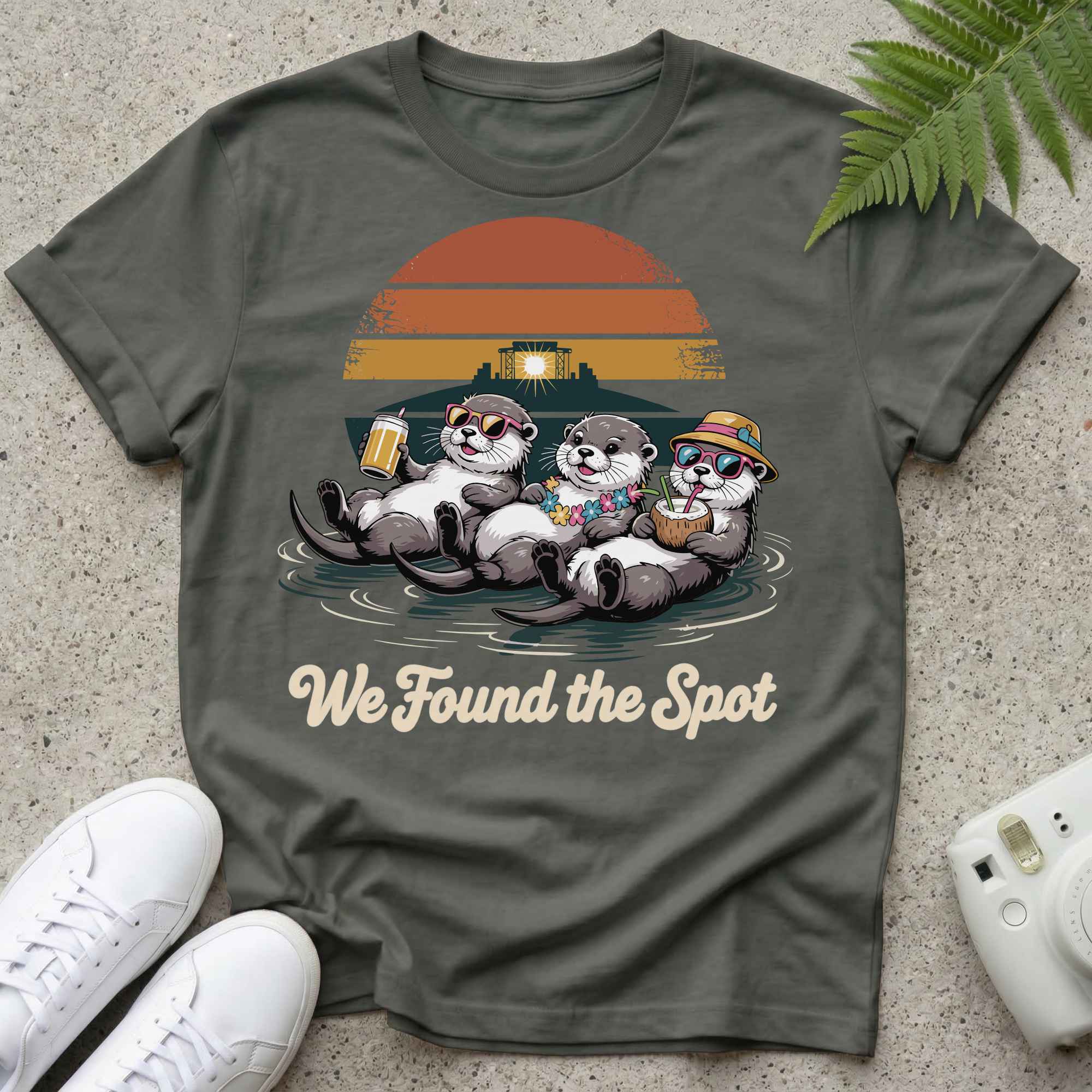 Just the right Spot, Otters T-shirt!