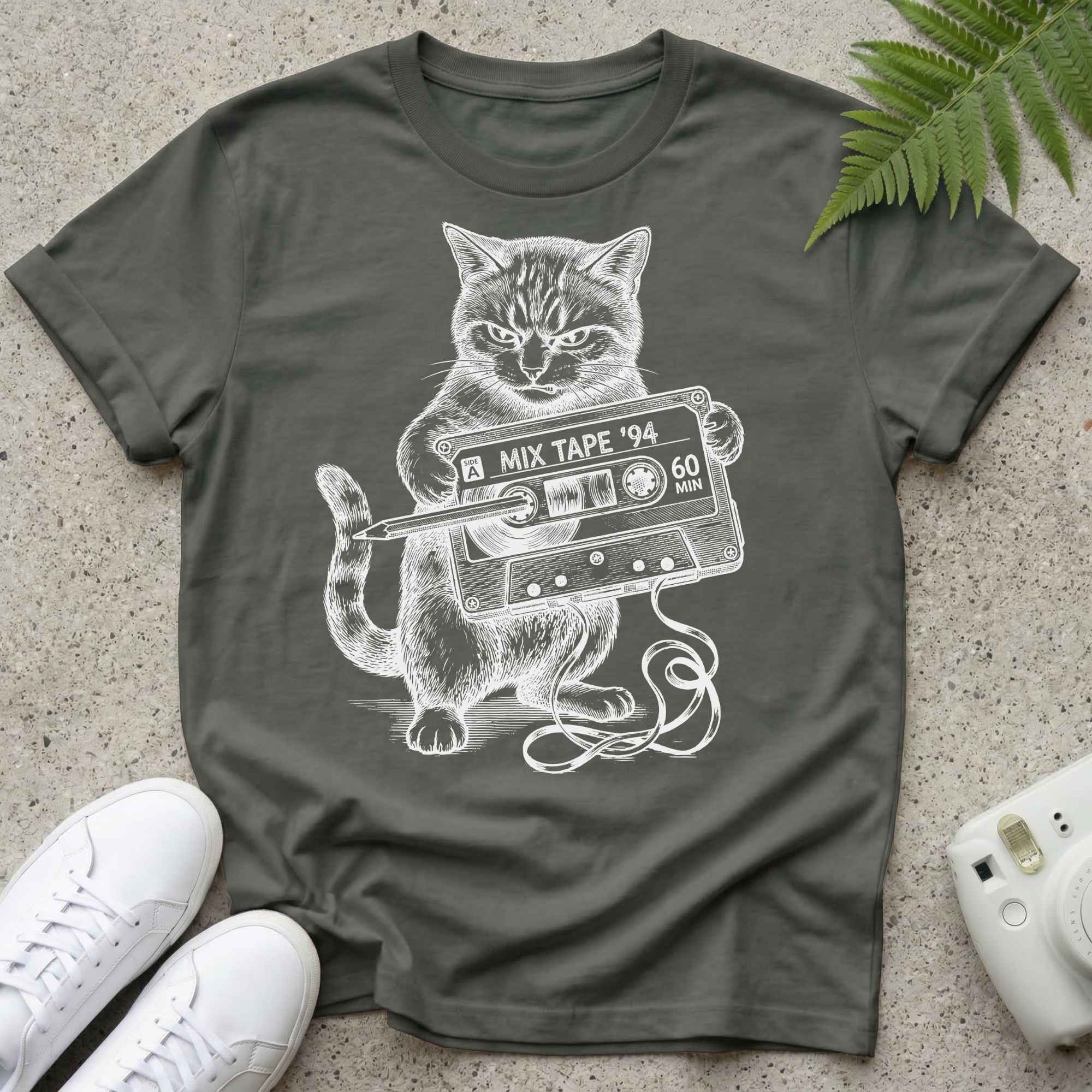 Grumpy Cat Cassette W T-shirt