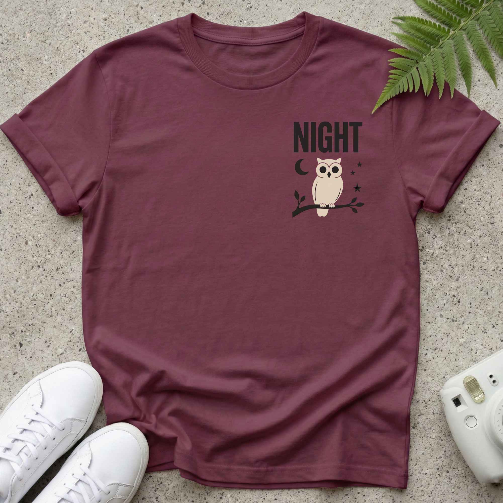 Night Owl Moon T-shirt
