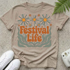 Festival Life Flowers T-shirt