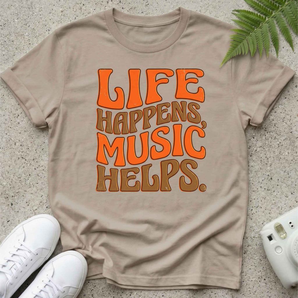 Retro Life Happens T-shirt