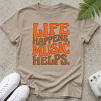 Retro Life Happens T-shirt