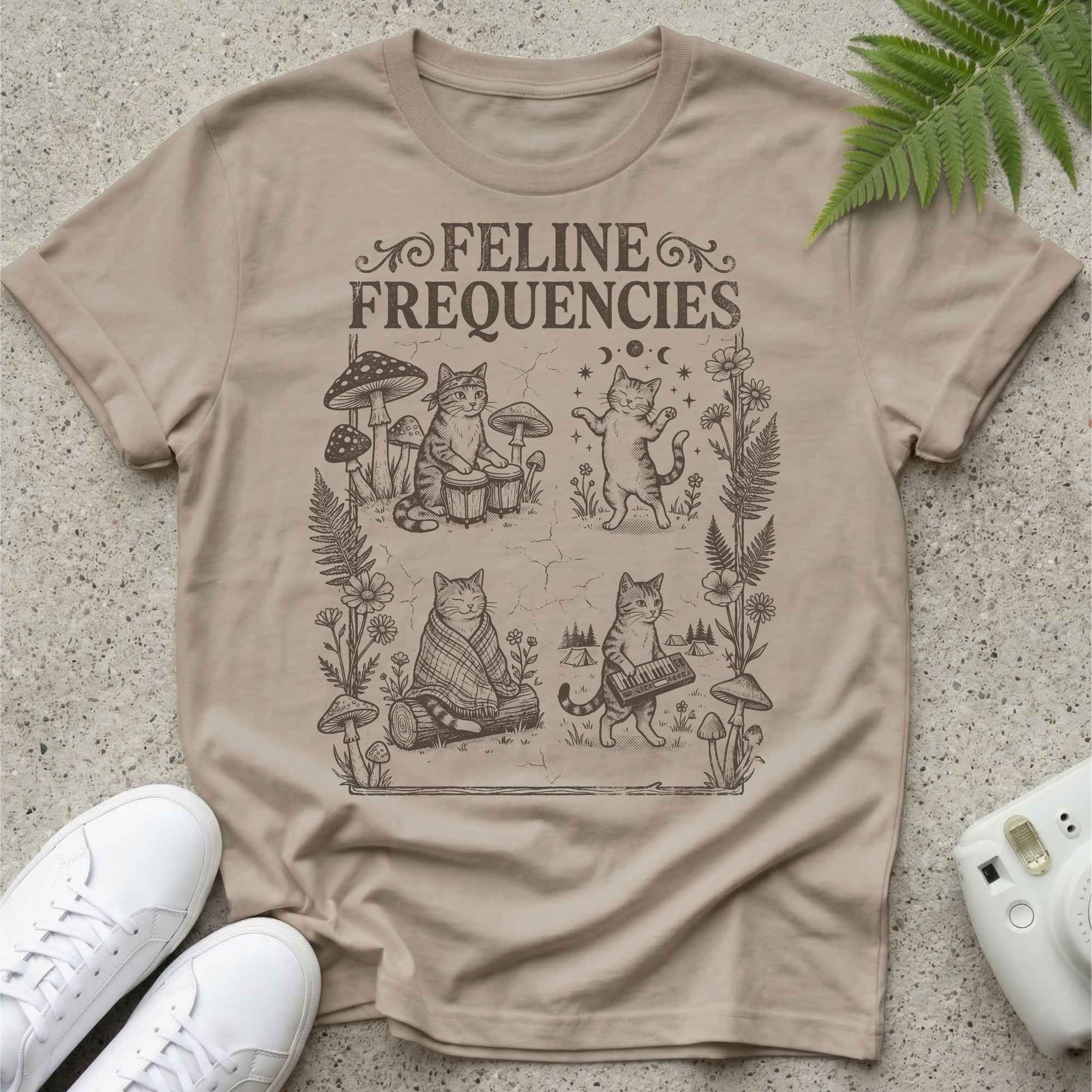 Feline Frequencies T-shirt