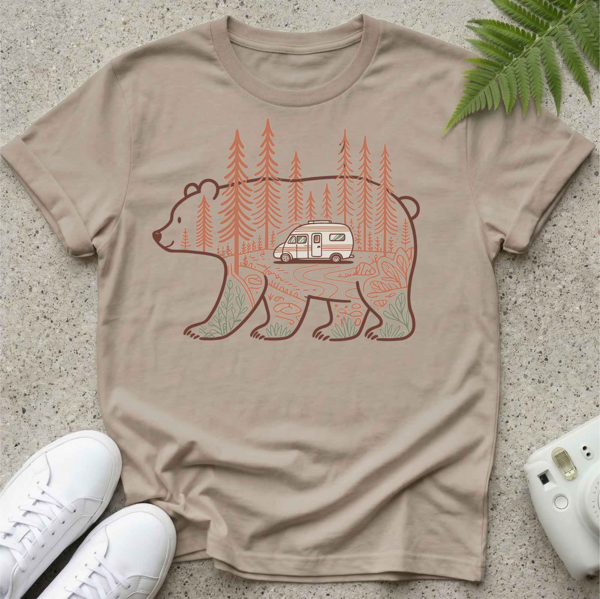 Van Life Bear T-shirt