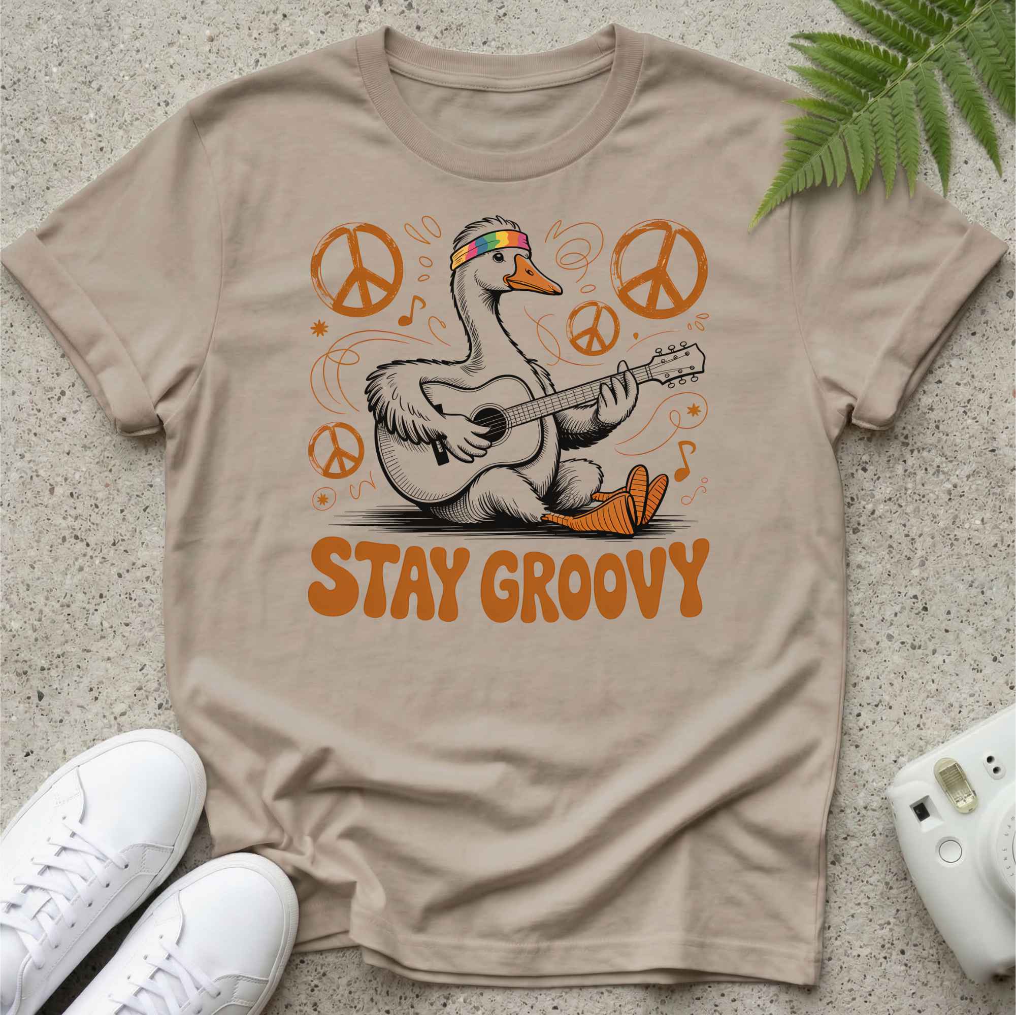 Stay Groovy Goose T-shirt