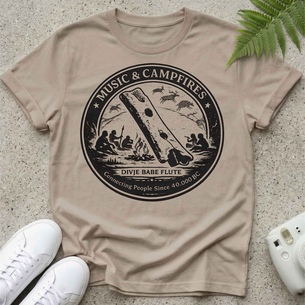 Divje Babe Flute 40.000 BC T-shirt