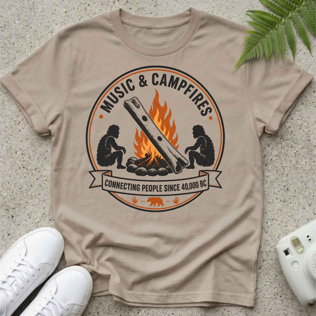 Connecting Flute 40.000BC T-shirt