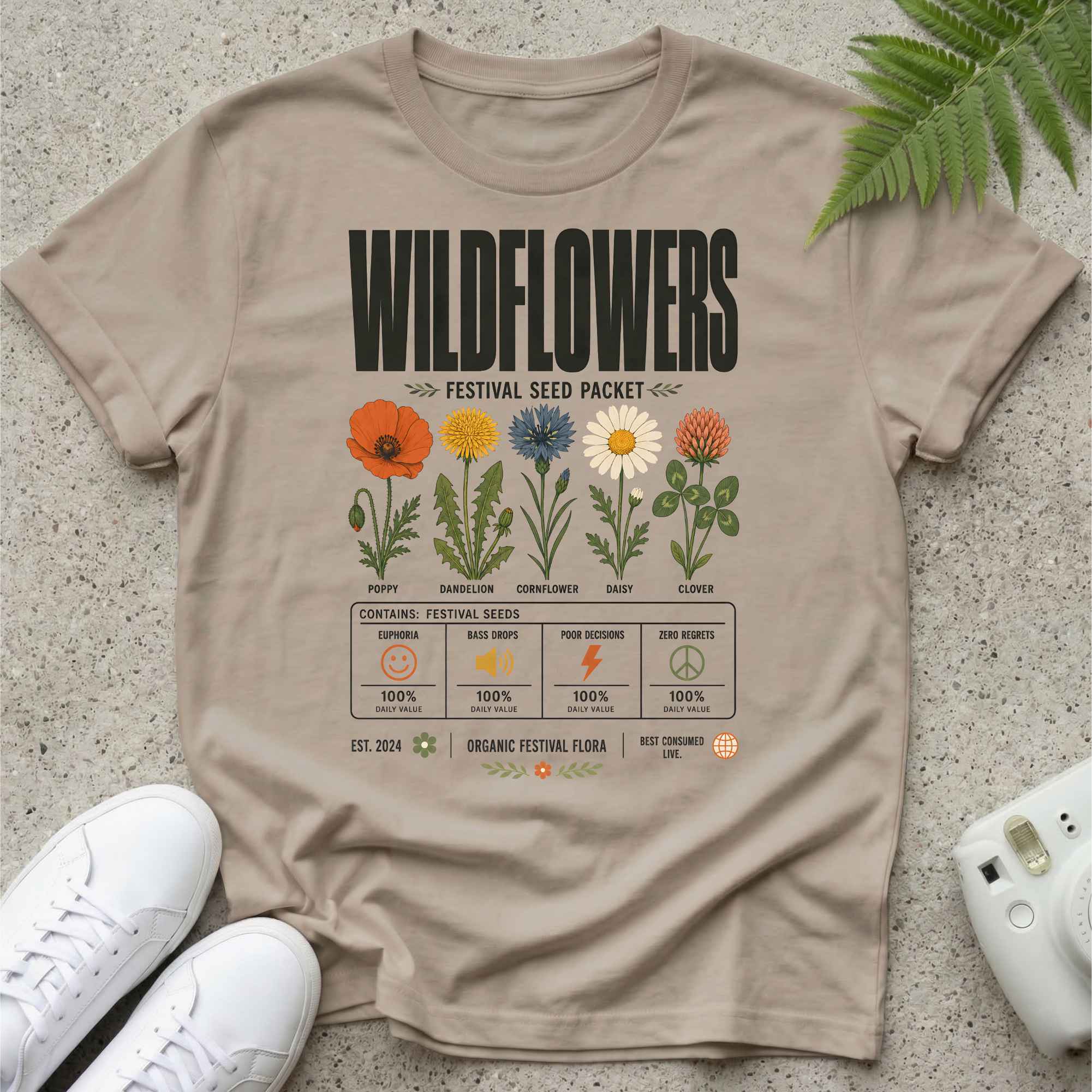 Wildflower Festival Seeds T-shirt