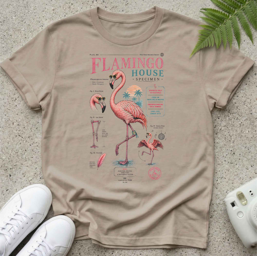 Flamingo House Music T-shirt