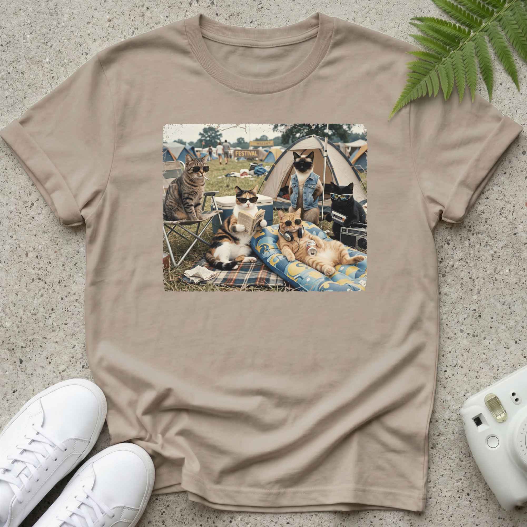 Cat's At Festival Sunny Swag T-shirt