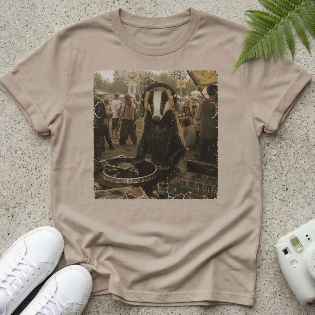 Badger At Festival T-shirt