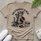 Selecting Record Struggle Cat T-shirt