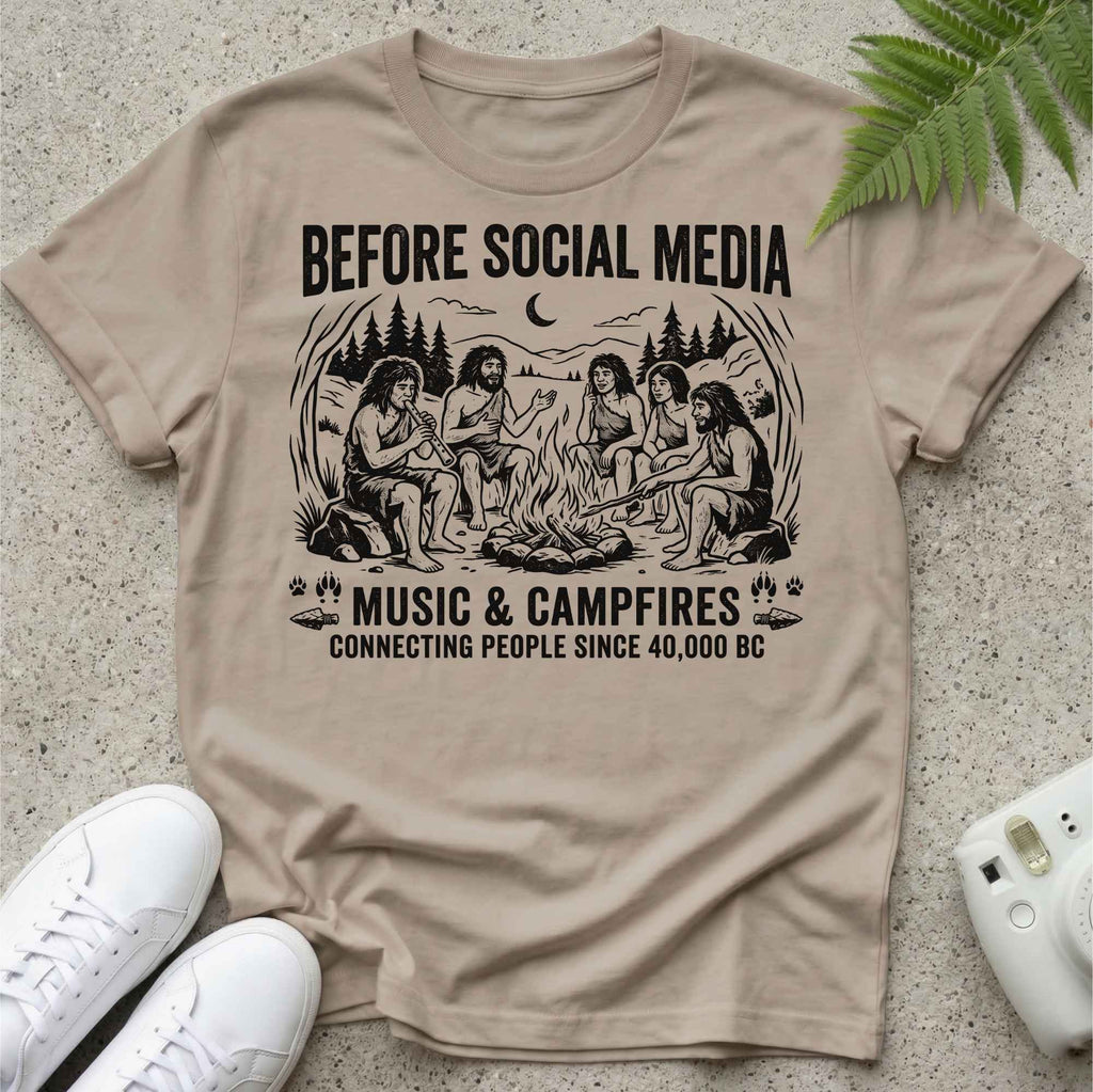 Before Social Media B T-shirt