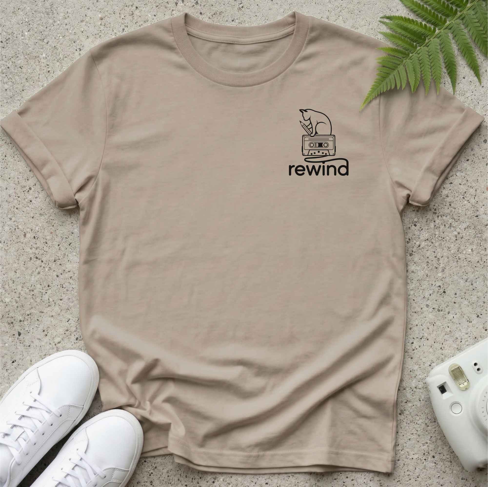 Rewind Cat T-shirt