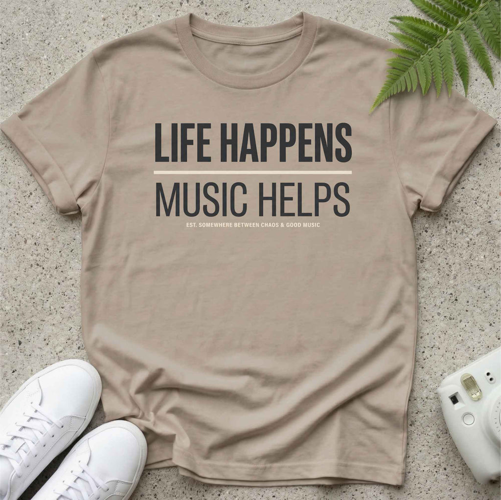 When Music Helps T-shirt
